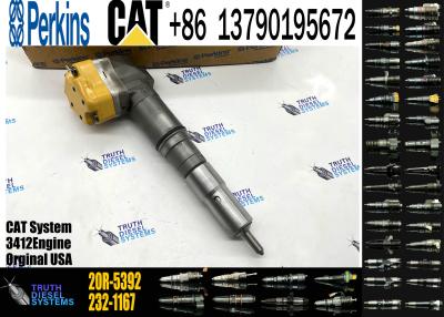 China Precision common rail injector 222-5967 10R-9238 232-1167 20R-5392 for CAT 3126 engine 2321167 2225967 for sale