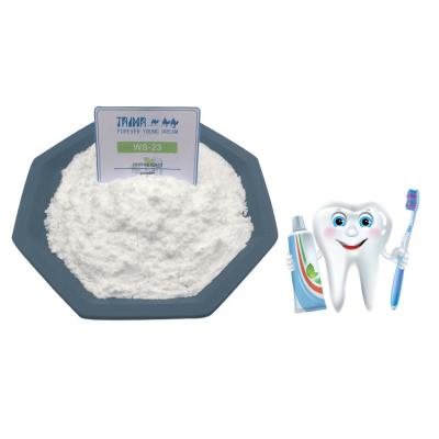China pure Cooling Agent WS-23 Powder white crystal solid for making toothpaste for sale