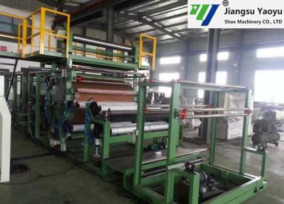 China Calce la fabricación del cuero/de la máquina que lamina de la espuma con transferencia del punto del pegamento en venta