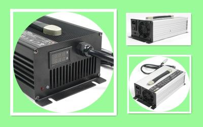 China Automatic 4 Steps Lithium / Lead Acid Battery Charger , 48V 15A Small Battery Charger 3.5 KG for sale