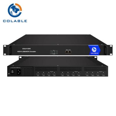 China H 265 HEVC Video Encoder , 4 CH 8 CH 12 CH HDMI 4k Hevc Encoder COL5112HE for sale