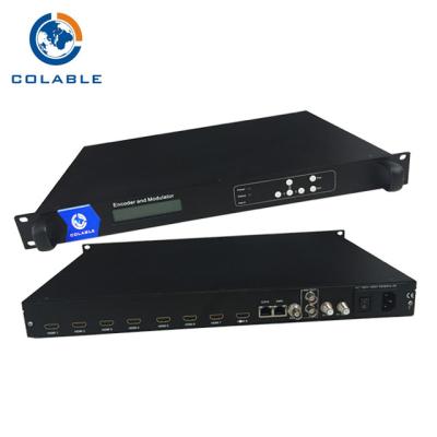 China 8 CH HDMI To RF Coax Converter , HDMI MPEG - 4 H 264 RF Encoder Modulator COL5011U for sale