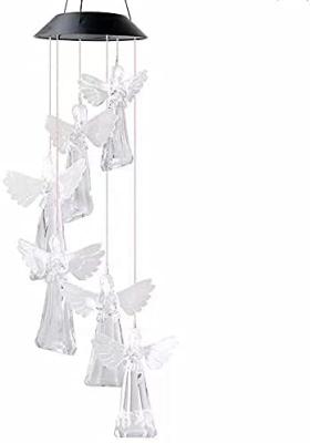 China 60lm Solar Wind Chime Light Color Changing 2700K Soft Warm White for sale
