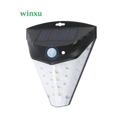 China Large Wide Angle 42led Solar Powered LED Wall Light 2700K For Garden Courtyard for sale