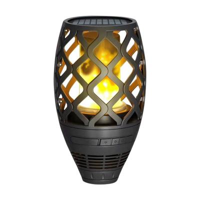 China Indoor And Outdoor Solar Powered Speaker LED Light With TWS Speaker IP65 for sale