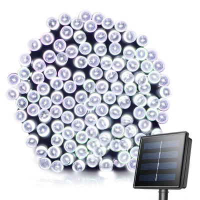 China Festive 100LED Solar Powered LED String Lights Outdoor 2Volt For Christmas Decoration for sale