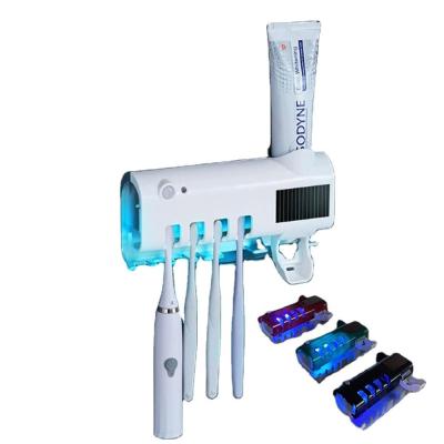 China Ultraviolet Toothbrush Sterilizer Toothbrush Holder Box Rechargeable UVC Lamp 1200mAh for sale