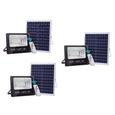 China 100 Watt 120w Cool White Solar LED Flood Lights Super Bright IP67 With Solar Panel for sale