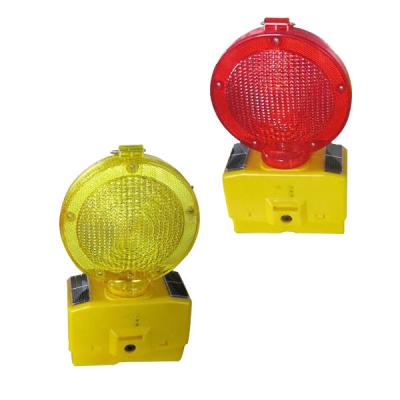 China Super Bright Flashing Solar Traffic Warning Light Shock Resistant Emergency for sale
