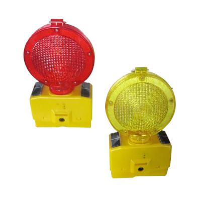 China High Brightness Safety Beacon Solar Powered Traffic Lights Waterproof for sale