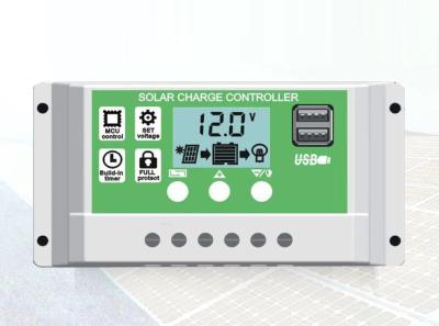 中国 30A PWM Solar Charge Controller Discharge Regulator 12V 24V 1920W for Lithium Batteries 販売のため