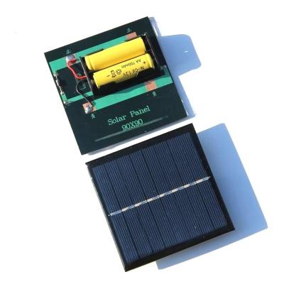 China Bateria recarregável solar pequena DIY 90*90mm da célula solar 1.2V do painel 1W/4V do poder 1W à venda