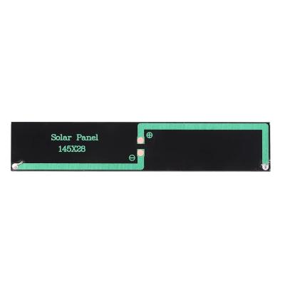 China painel solar portátil exterior Chargel do bloco da bateria das células solares do sistema do carregador do banco do poder de 0.5W 2.5V 145*28mm à venda