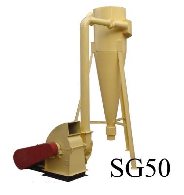China 15KW SG50 Home Use Small Capacity Wood / Straw Hammer Mill Pulverizer Grinder Machine for sale
