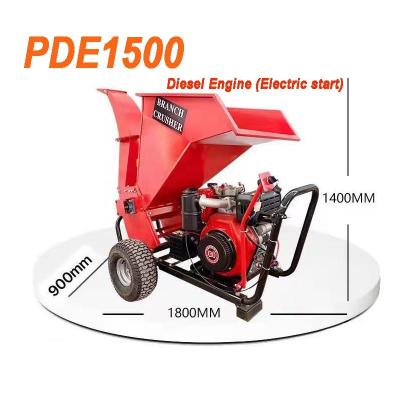 China Mobile 15 HP Wood Chipper for sale