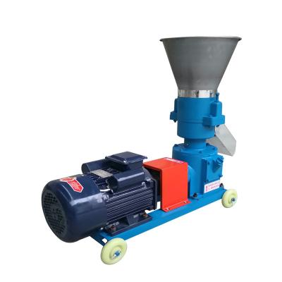 China Single Phase Flat Die Feed Pellet Machine For Home Using Animal Feed Pellets Making for sale