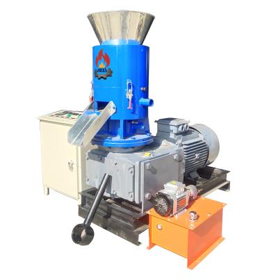 China SKJ3-450 Sawdust Pellet Mill Machine 800KG/H Flat Die Type With Strong Gearbox for sale