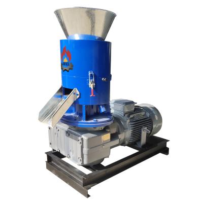 China Flat Die Type 600KG/Hour Biomass Pellet Making Machine For Home Use for sale