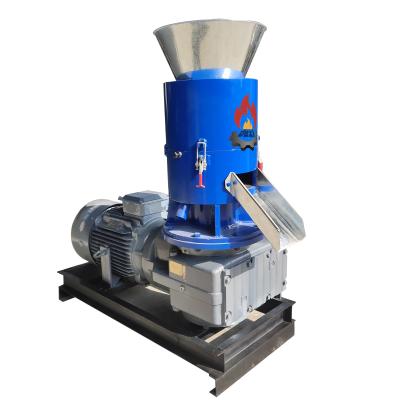 China CE Approved Flat Die Sawdust Pellet Mill Machine 45KW 400-700KG for sale