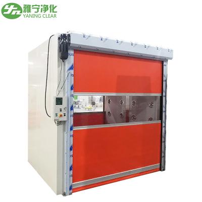 China YANING Intelligent Stainless Steel Cargo Air Shower With PVC Fast Shutter Door for sale