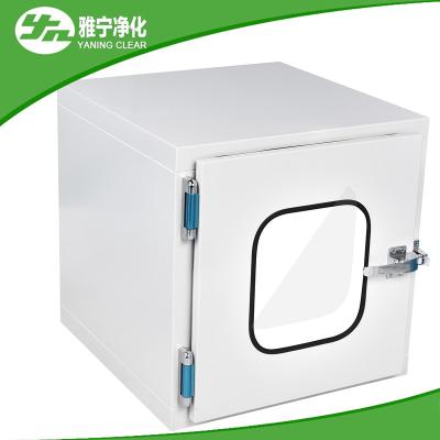 China Powder Coat Steel Clean Rom Static Passbox With Mechanically Interlocked Structure for sale