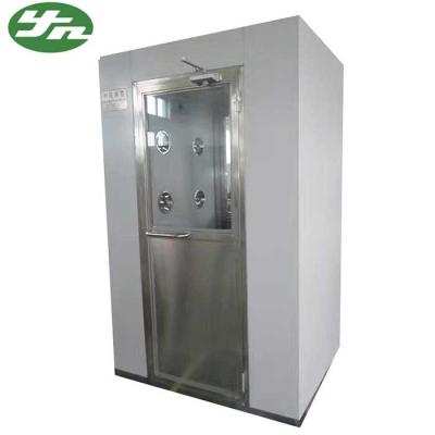 China Powder Coating Cleanroom Air Shower Unit For Double Persons Double Blows for sale