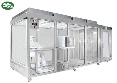 China Ultra Clean Down Flow Clean Room Booth Class 100-100,000 For Cosmetic Industry for sale