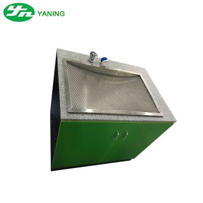 China Small Medical Hand Wash Sink With Marble Slab And Stainless Steel Filter Net for sale