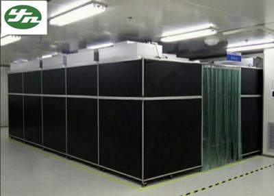 China Vertikaler Fluss-Klasse 100 Cleanroom, transparente Wand-Reinraum-einfache Bewegung PVCs zu verkaufen
