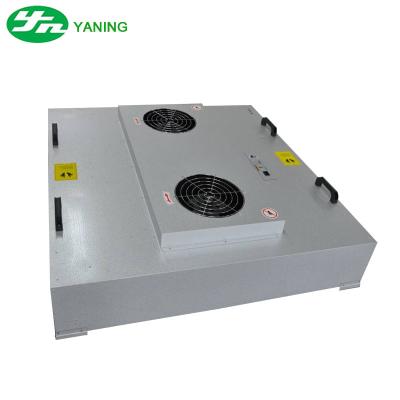 China Gray Double Motor Ffu Filter Fan Unit , Clean Room Fan Filter Units Long Service Life for sale