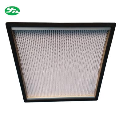 China High Efficiency HEPA Media Filter / Glass Filter With Sandwich Wooden Board Frame for sale