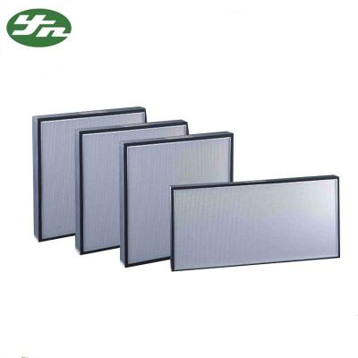 China Mini Pleat HEPA Air Filter Galvanized Sheet Frame For Ventilation System for sale