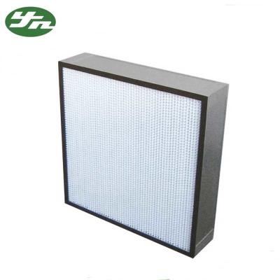China Class 100 HEPA Filter / Deep Pleated HEPA Filter With Paper Clapboard for sale