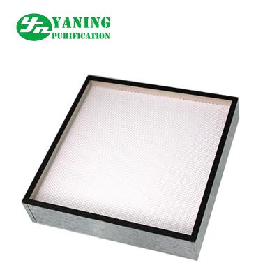 China Mini Pleat HEPA Air Filter Replace H13 HEPA Filter With Galvanized Frame for sale