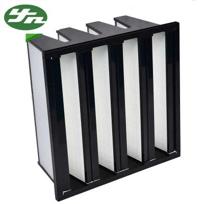 China V Bank H10 Hvac Hepa Filter , Sub-  High Efficiency Air Filter 610*610*295mm for sale