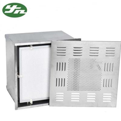 China Stainless Steel ULPA Clean Room Hepa Filter Box 660*660*400mm Out Dimension for sale