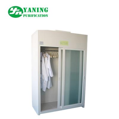 China Laminar Air Flow Garment Storage Cabinet With Powder Coating Body For Food Industry for sale