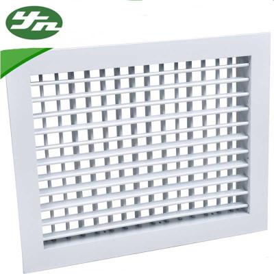 China Architectural Metal Return Air Grille Double Deflection For Ventilation System for sale