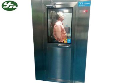 China Ducha de aire del sitio limpio de la exhibición del tiempo del LCD, sitio libre de polvo de acero inoxidable en venta