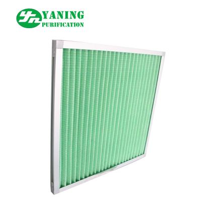 China Anti - Static Primary Pocket Air Filter With Metal Mesh Covered 520*520*21mm for sale