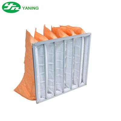 Cina F5 - Efficienza media di multi filtro dell'aria della tasca del grado F9 per il sistema primario di HVAC di filtrazione in vendita