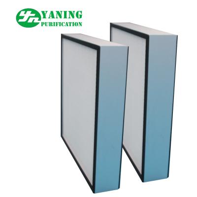 Cina Struttura della lega di alluminio di filtro dell'aria di Mini Pleat HEPA per la sostituzione dell'unità di filtraggio del fan in vendita