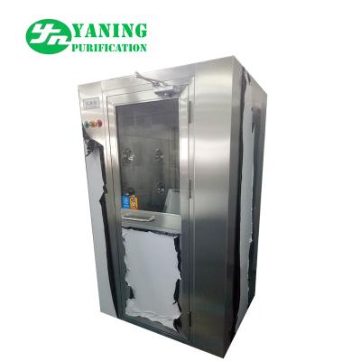 China Stainless Steel Air Shower Clean Room Equipment 62dB Noise For Class 100 Clean Room for sale