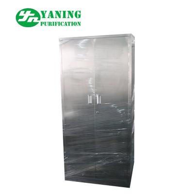 China Hospital Storage Stainless Steel Medical Cabinet Knock Down Structure With Doors for sale