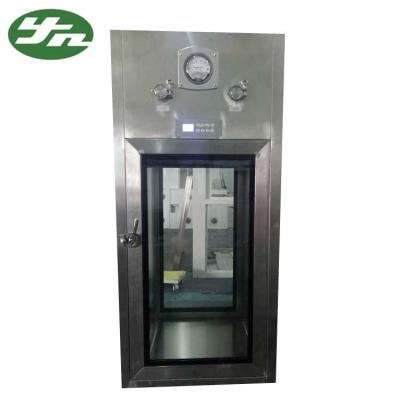China Dynamic Cleanroom Pass Box Clean Laminar Flow Type Mechanical / Electronic Interlock for sale
