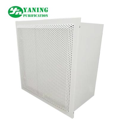 China Terminal Clean Room Hepa Filter Box Lacquer Bake Board For Purification Workshop for sale