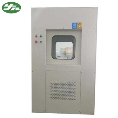 China Powder Coating Steel Air Shower Pass Box , Dynamic Passbox With Elevator Door for sale