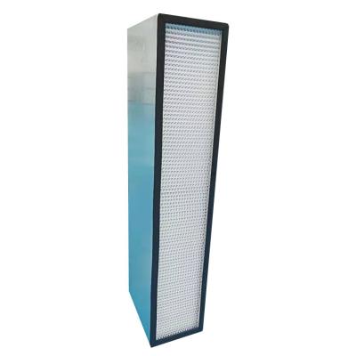 China Customized Size HEPA Air Filter Deep Pleat Size 915*305*292mm Galvanized Steel Frame for sale