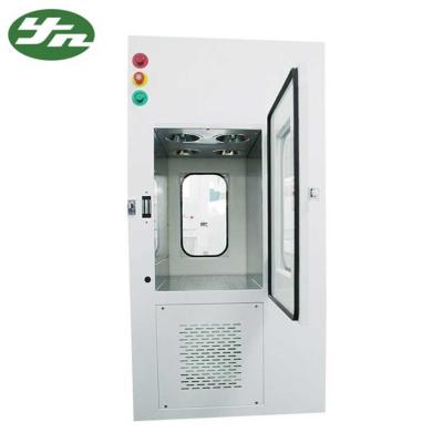 China Air Shower Cleanroom Pass Box Steel Frame 304 SUS Inner With Nozzles Powder Coating for sale
