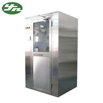 China 2 Blow Sides Cleanroom Air Shower Unit Stianless Steel 304 With Combination Lock for sale